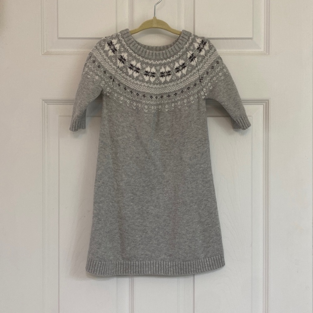 Carters Gray Sweater Dress - Size 4